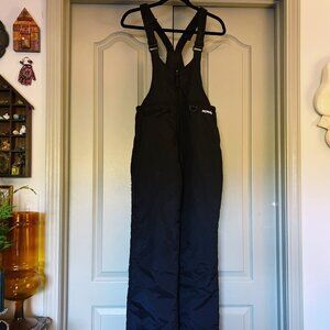 Ski Gear Youth Snow Bibs Black Insulated Ski Pants — Youth XL